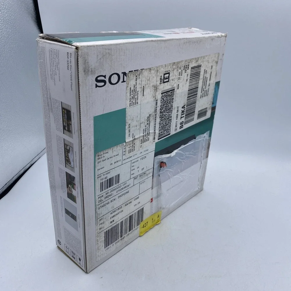Sony BDP-BX370 Blu-ray DVD‎ Player Wi-Fi Netflix YouTube HDMI Open Box